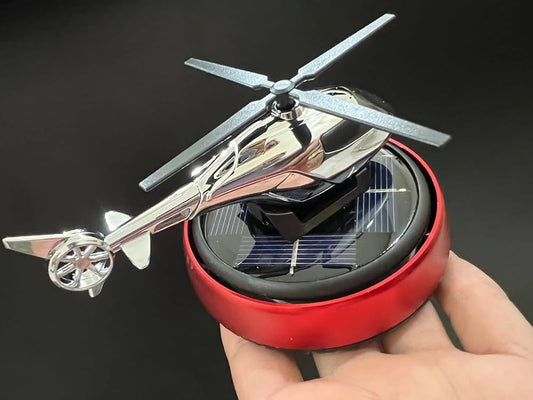 Solar Helicopter Car Air Freshener